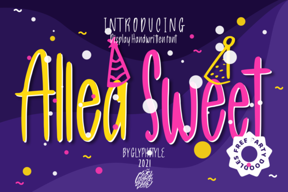 Allea Sweet: A Cute Display Font for Creative Projects