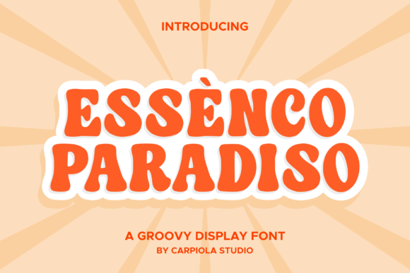 Essenco Paradiso: The Retro Font That Brings Modern Designs to Life