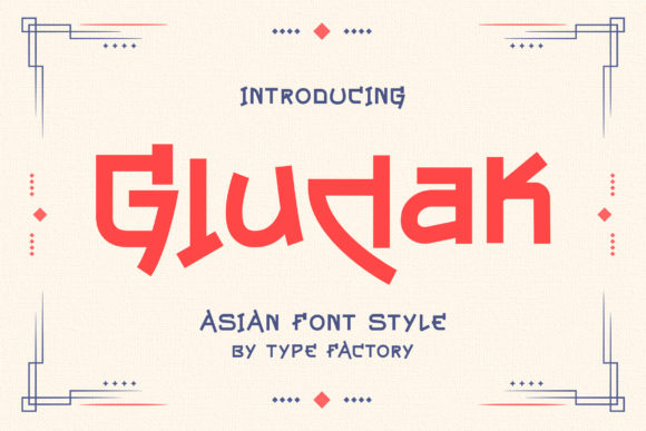 Gludak: A Typographic Choice for Distinctive Brand Identity