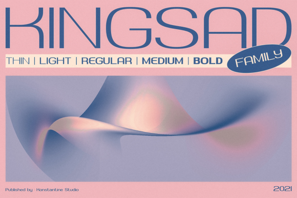 Kingsad: The Robotic Display Font That Elevates Any Project