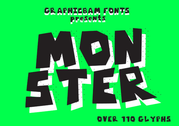 Monster: The Bold Display Font That Demands Attention