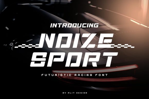 Noize Sport: The Ultimate Display Font for Racing and Action