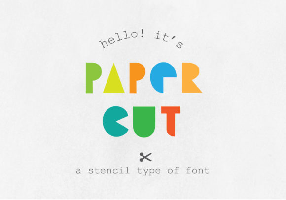 Paper Cut: The Geometric Font That Elevates Your Designs