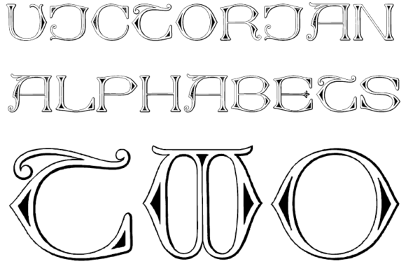 Victorian Alphabets Two: Elevating Your Design with Authentic Style